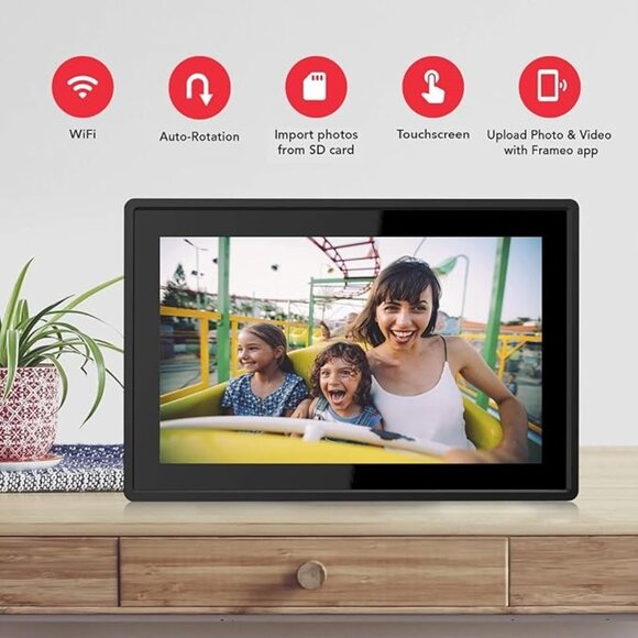 Smart WiFi Digital Picture Frame 10.1 Inch 16GB Send Photos, Videos Anywhere NIB - Picture 5 of 8
